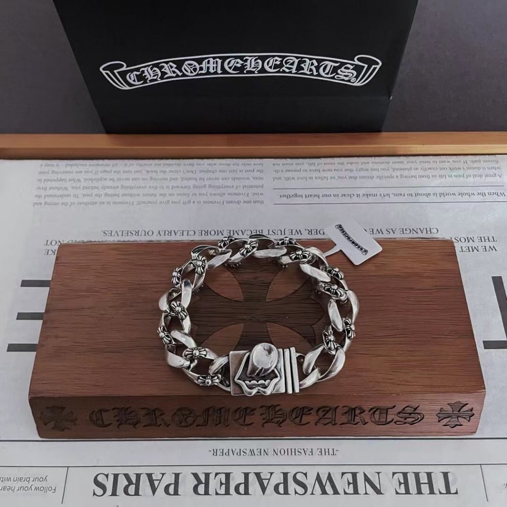 STERLING SILVER LINK BRACELET